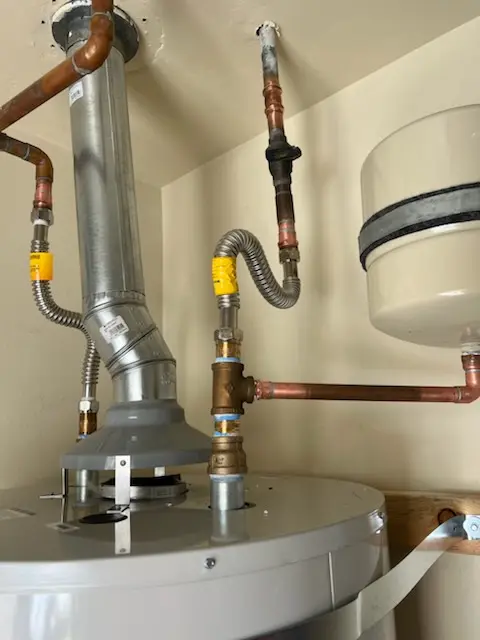 Water heater installation and plumbing repair in Olive